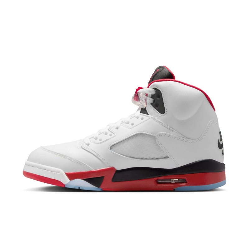 Air Jordan 5 Retro 'Infrared 23' - Détails Infrarouge sur Noir