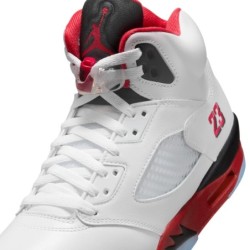 Air Jordan 5 Retro 'Infrared 23' - Détails Infrarouge sur Noir